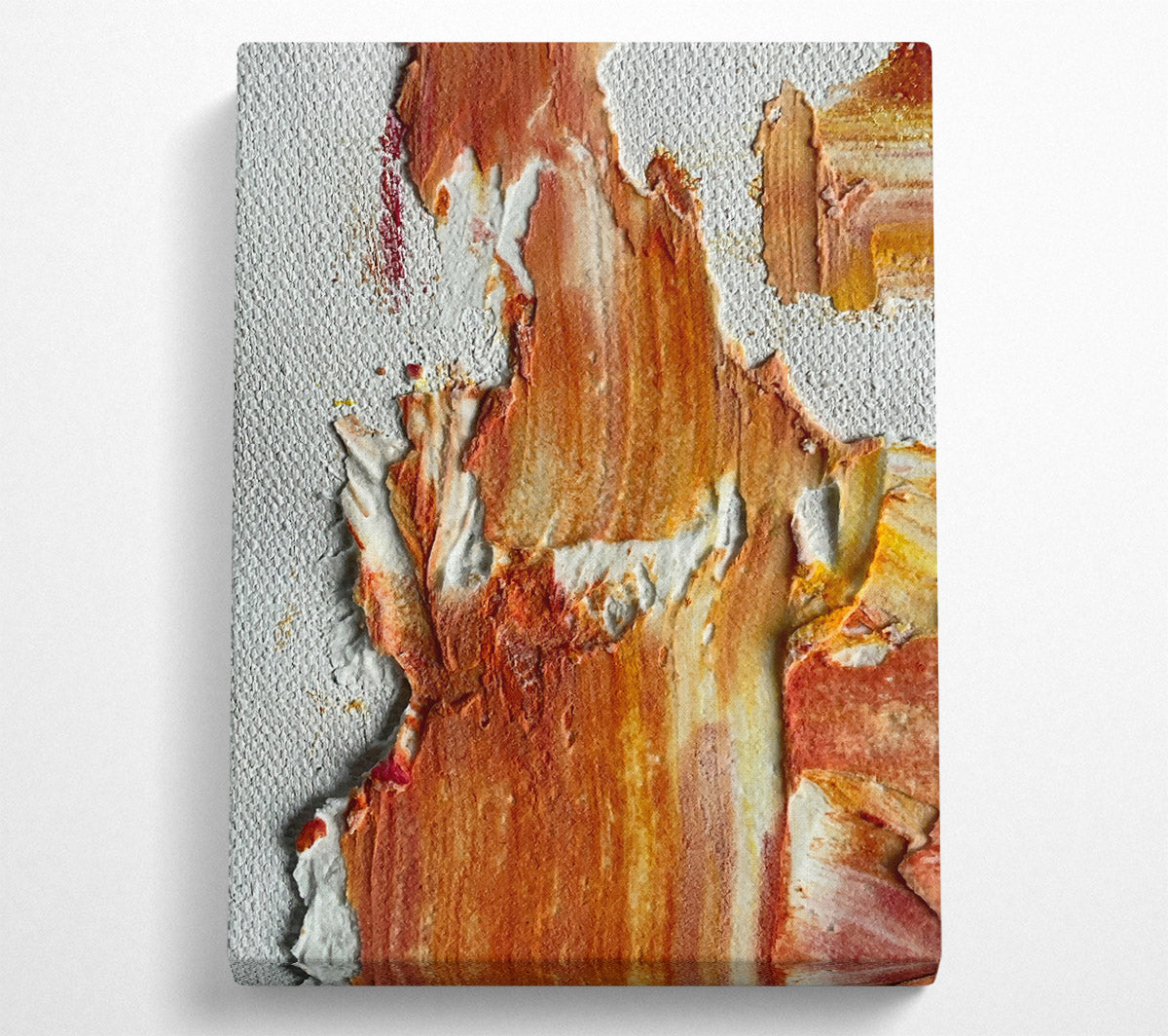 Rust & White Flow Canvas Wall Art