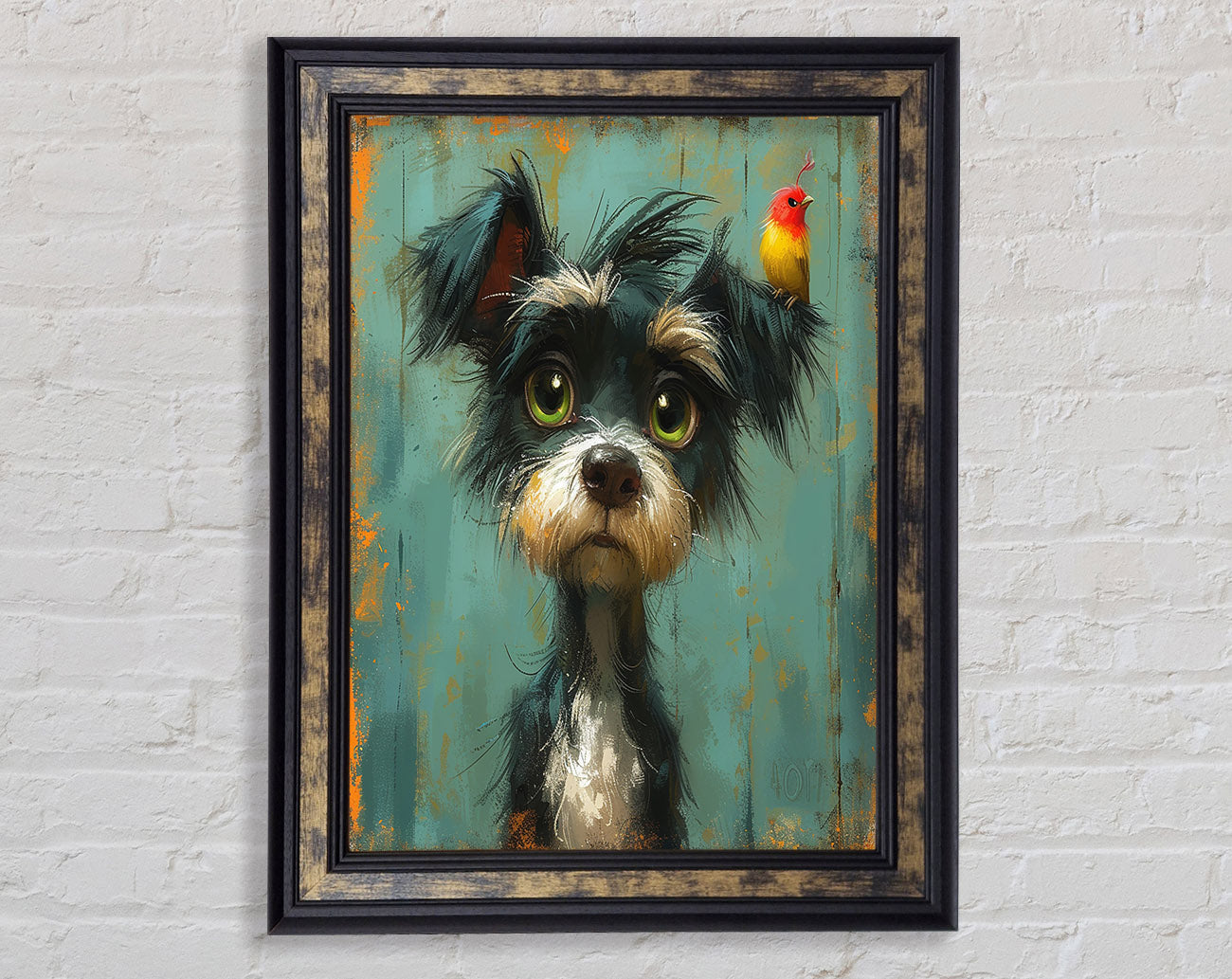 The Little Puppy Framed Print