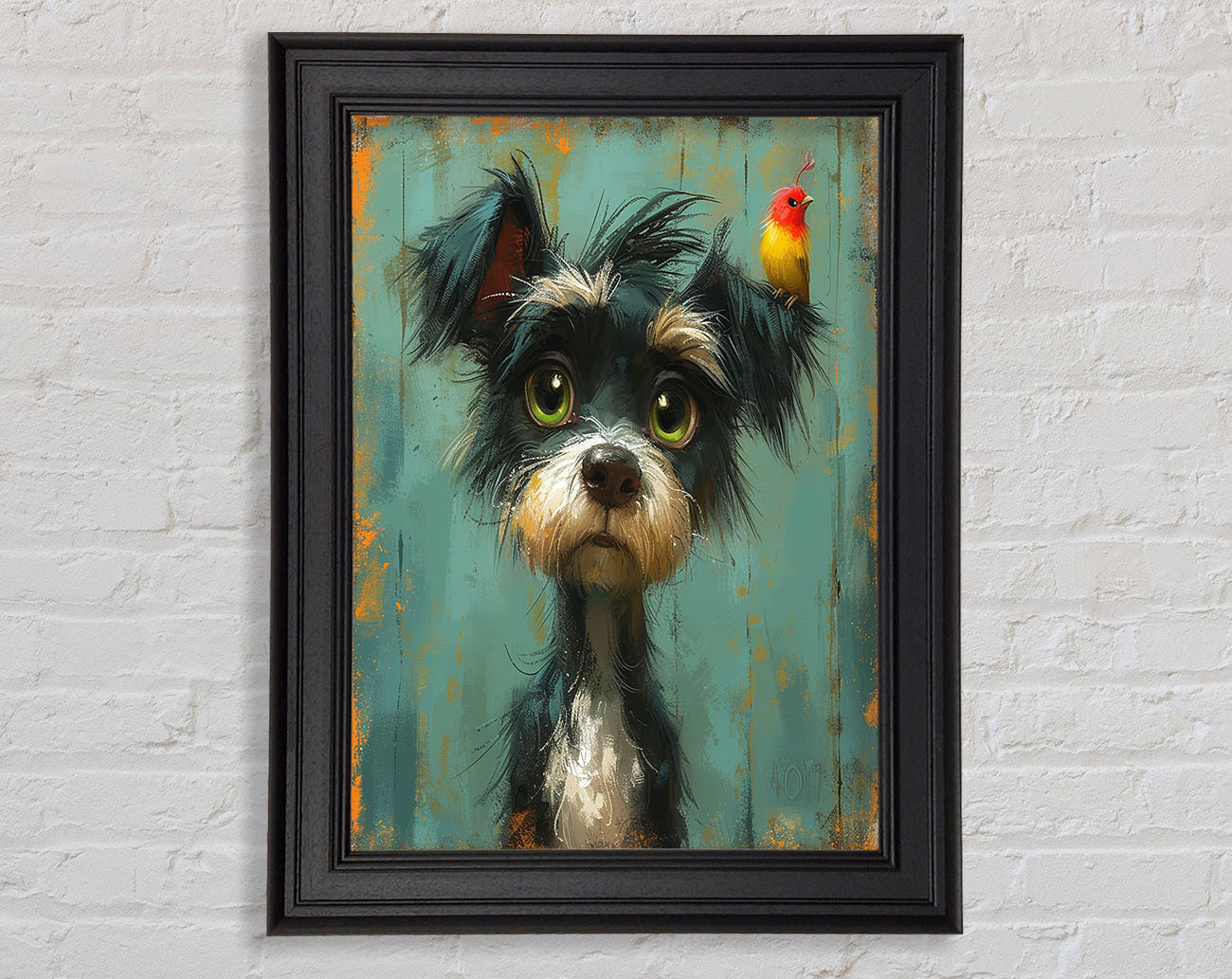 The Little Puppy Framed Print