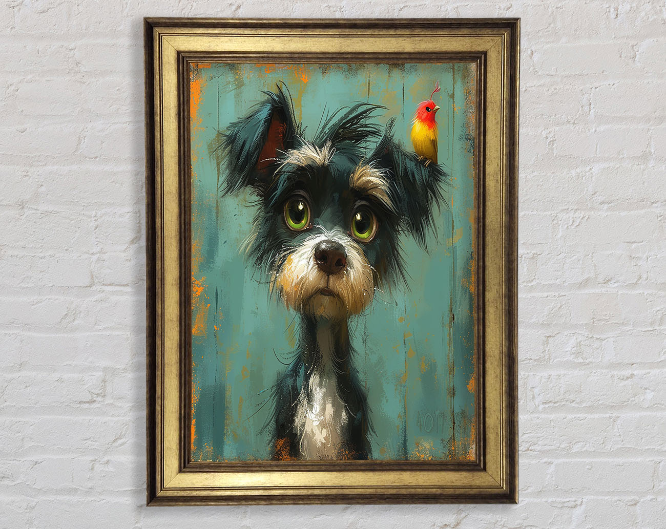 The Little Puppy Framed Print
