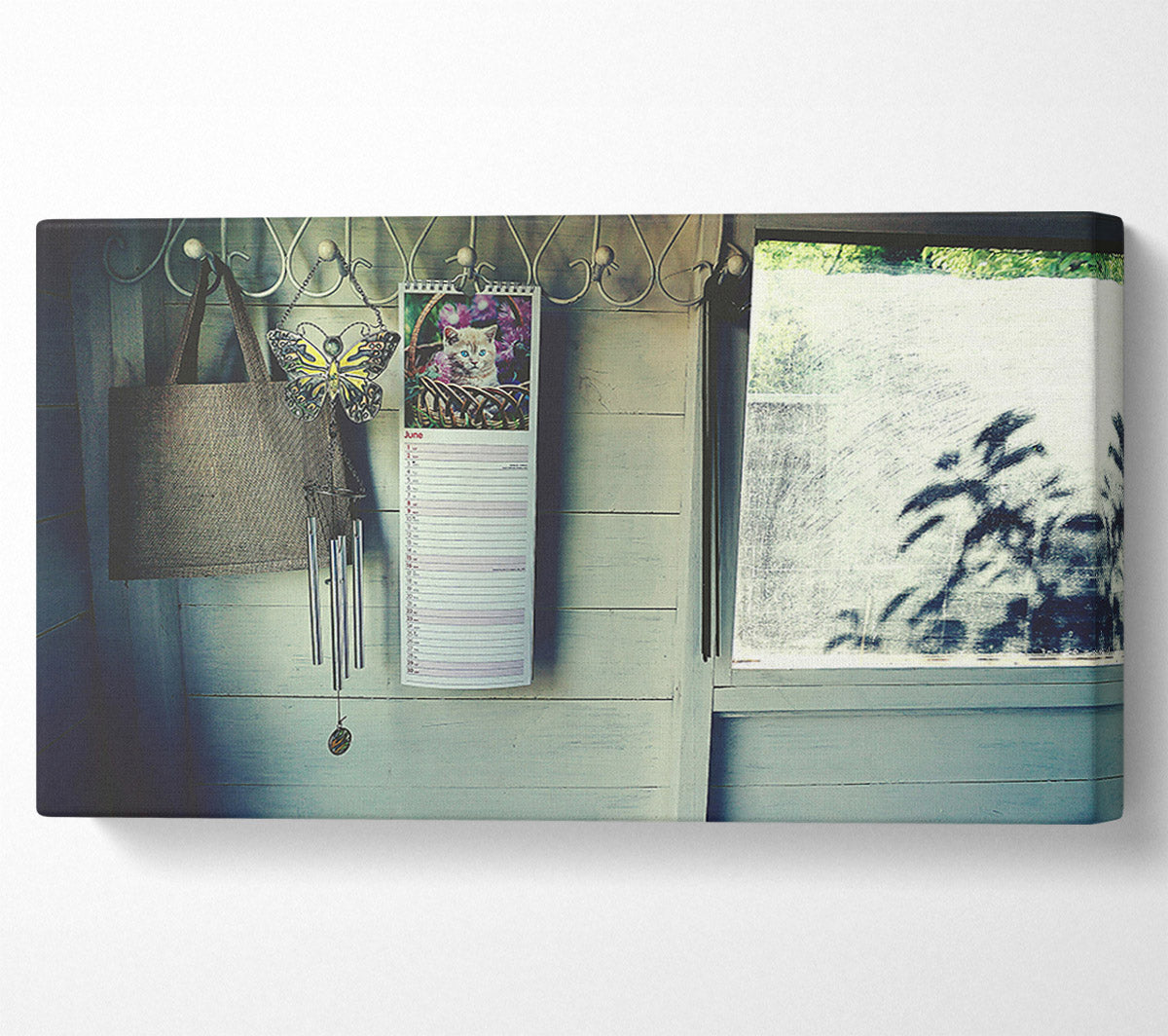 Blue And White Serenity Canvas Art