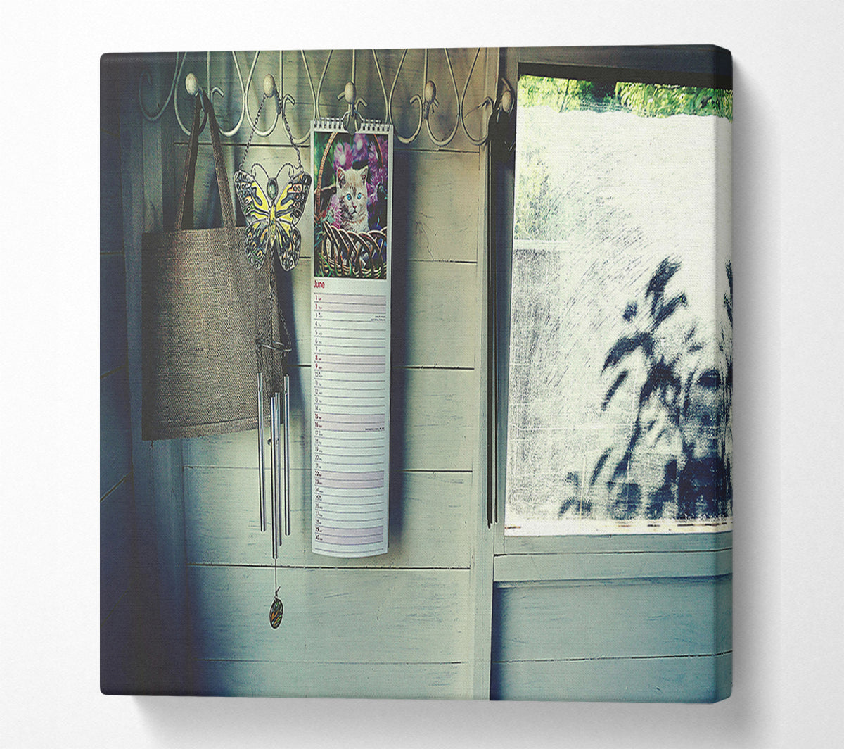 Blue And White Serenity Canvas Art