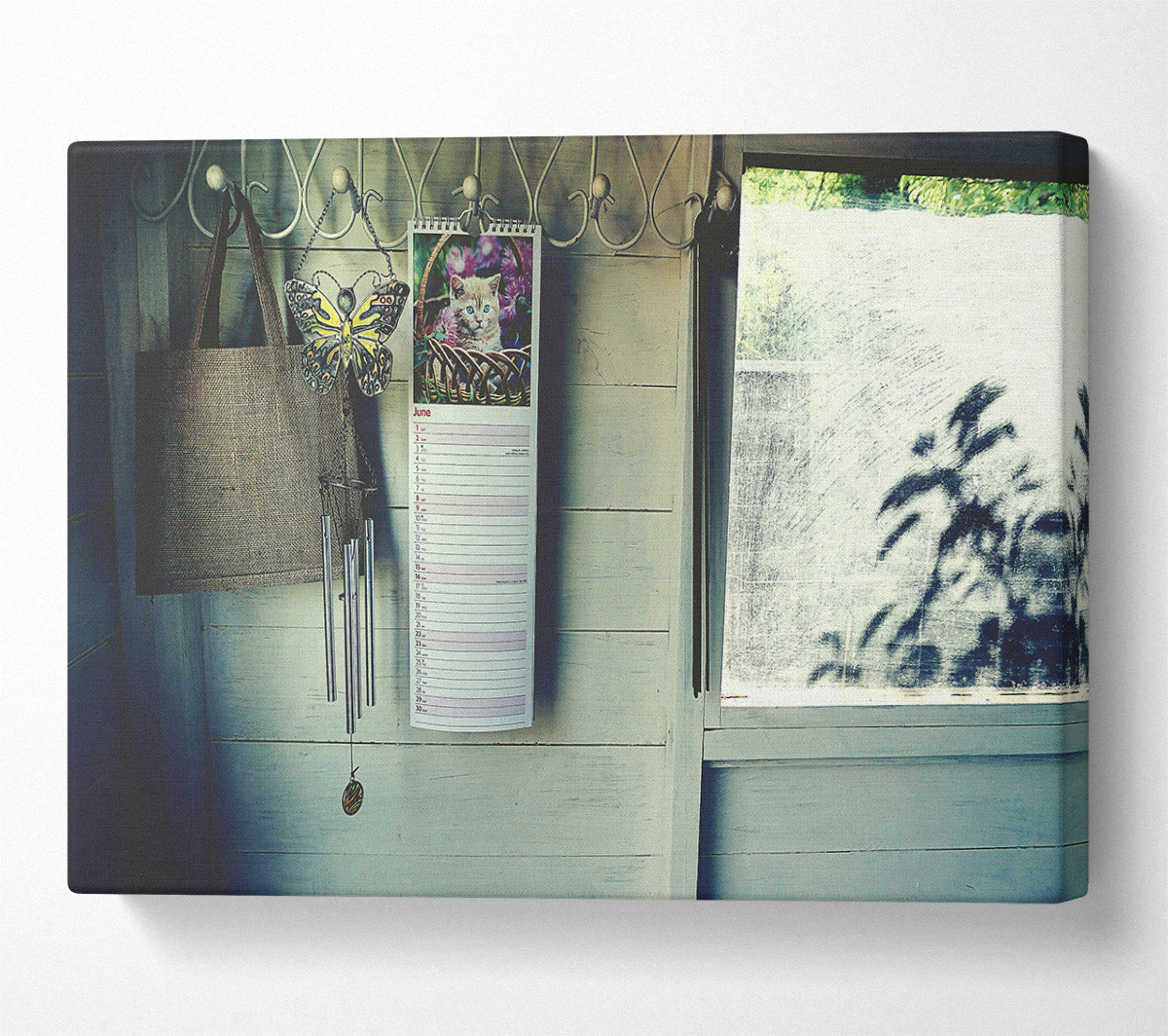 Blue And White Serenity Canvas Art