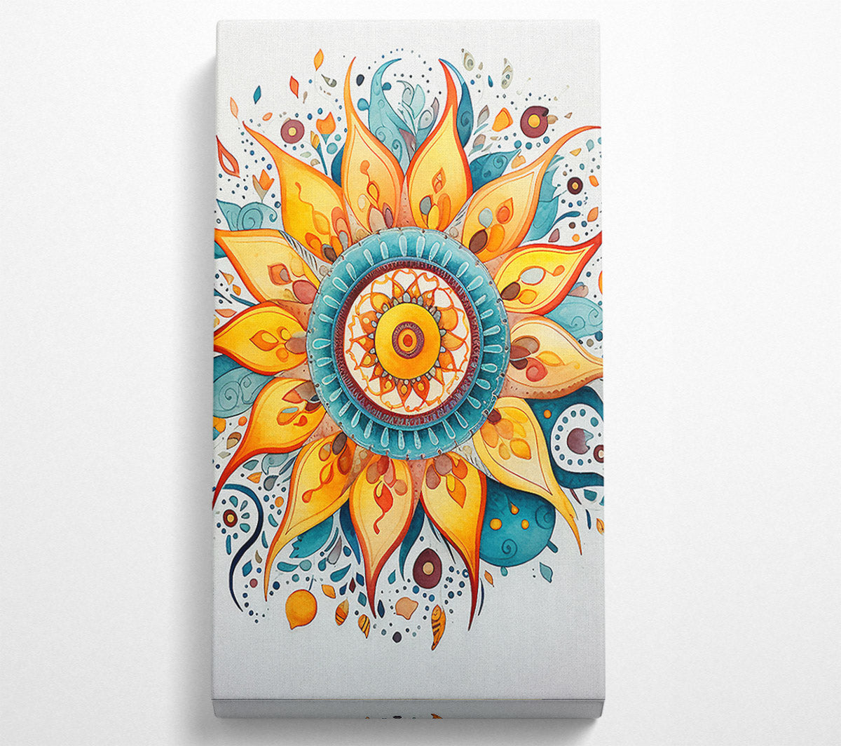 The Sun Pattern Canvas Wall Art