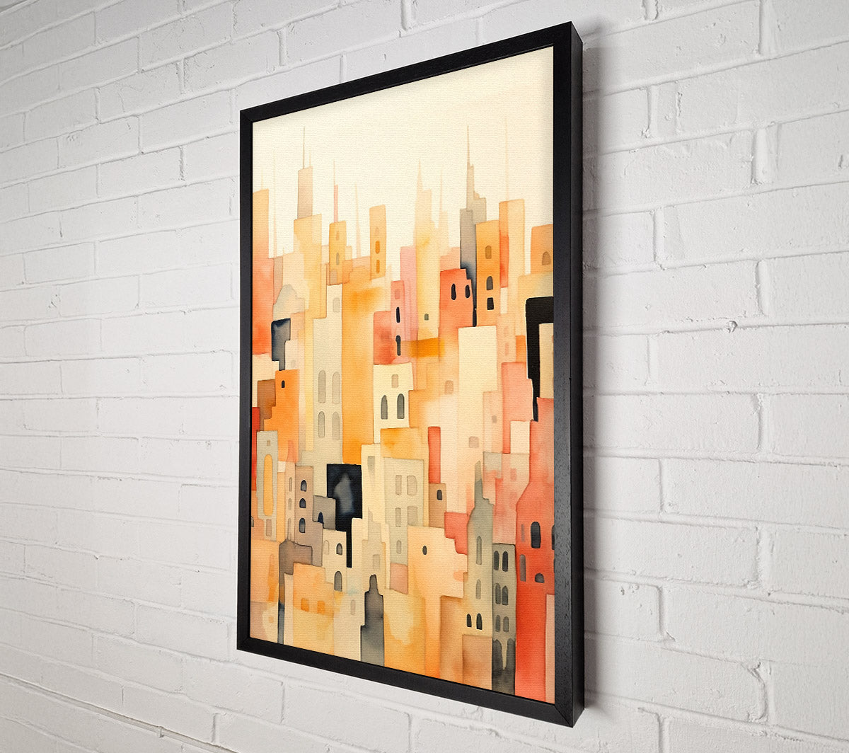 The Towns Canvas Wall Art