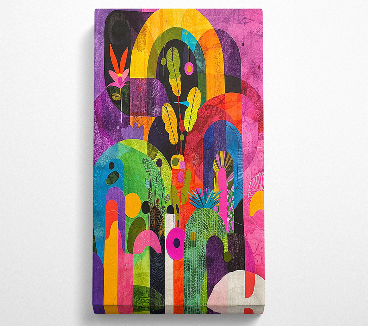 Purple Garden Dreamscape Canvas Wall Art