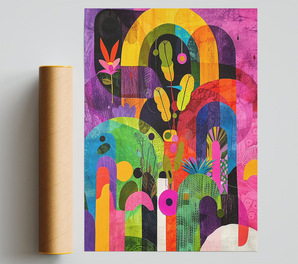 Purple Garden Dreamscape Poster