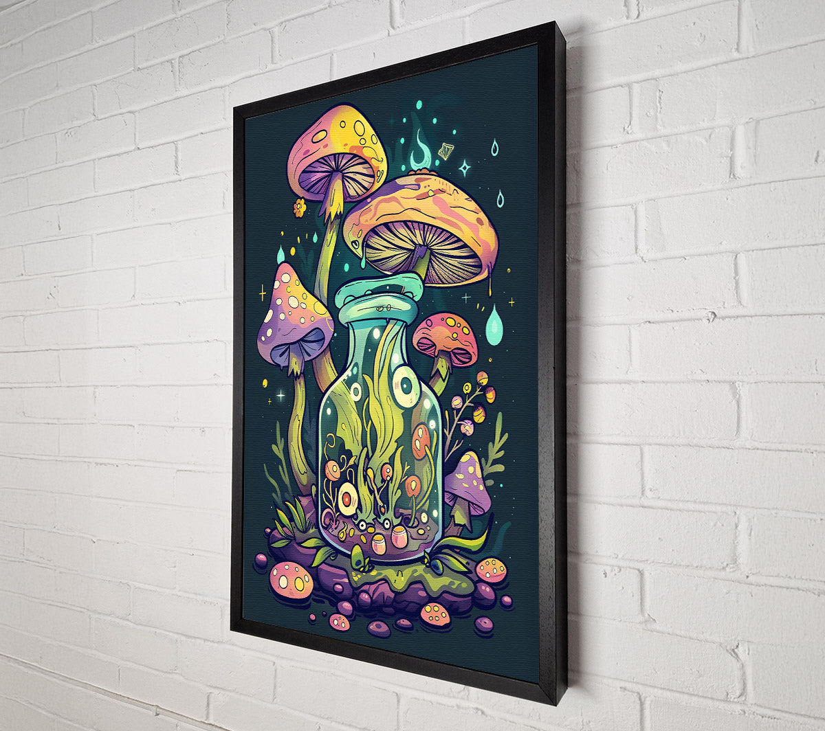 The Yellow Potion Bottle Canvas Wall Art