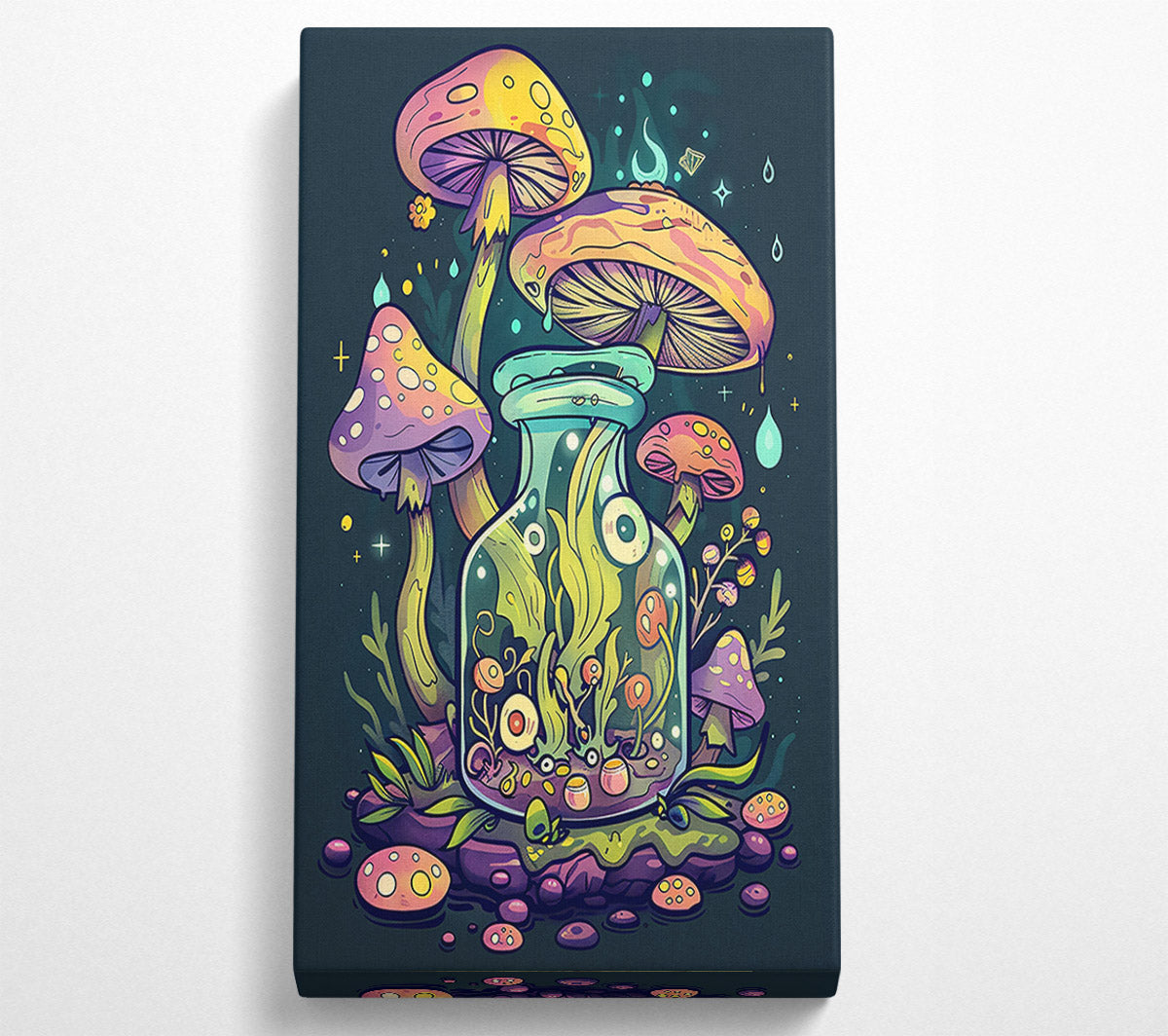 The Yellow Potion Bottle Canvas Wall Art