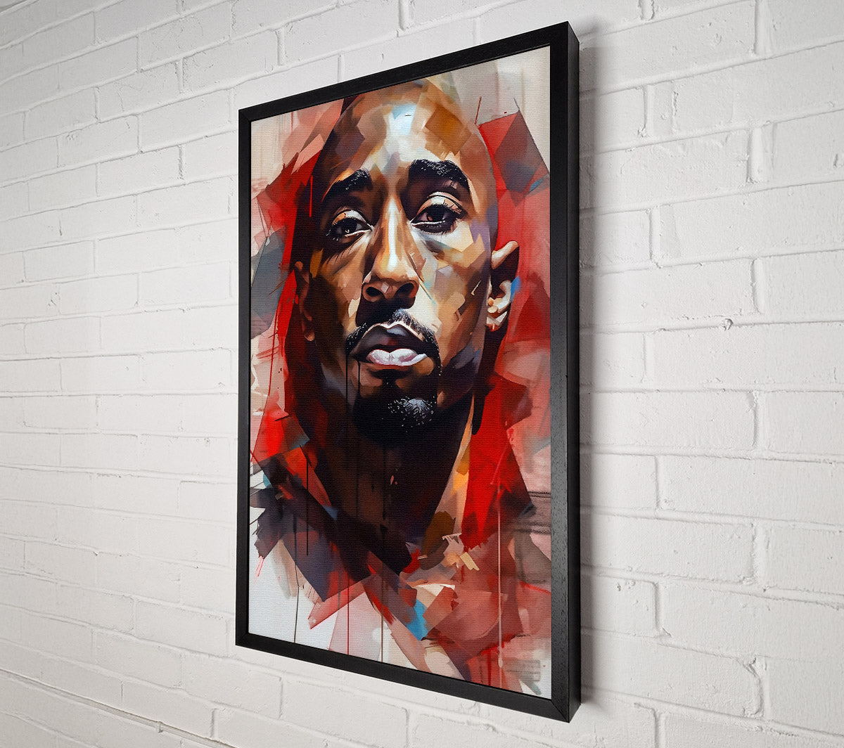 Tupac Sketch Canvas Wall Art