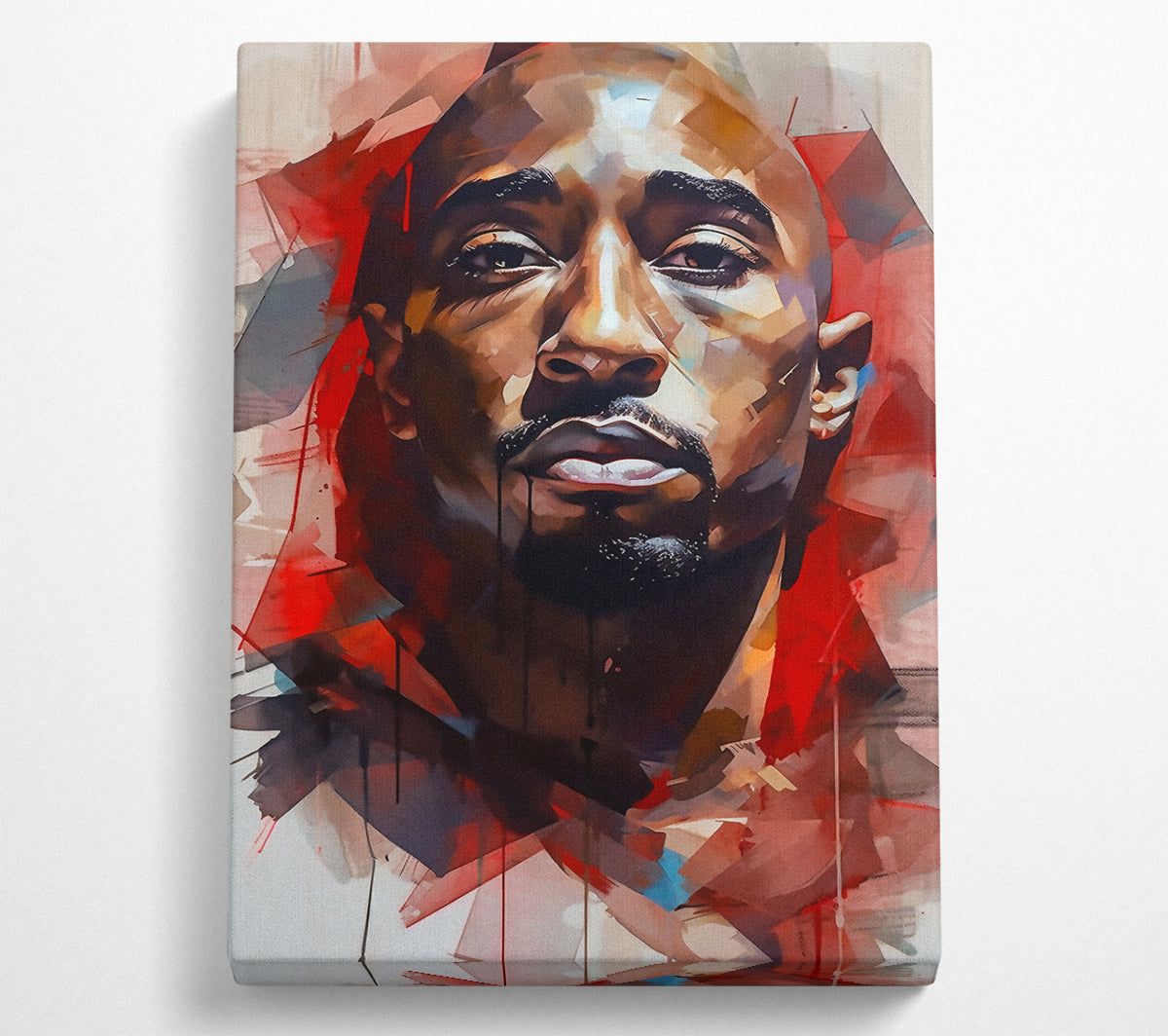 Tupac Sketch Canvas Wall Art