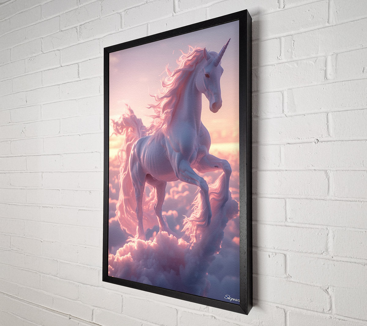 Unicorn Gallop Canvas Wall Art