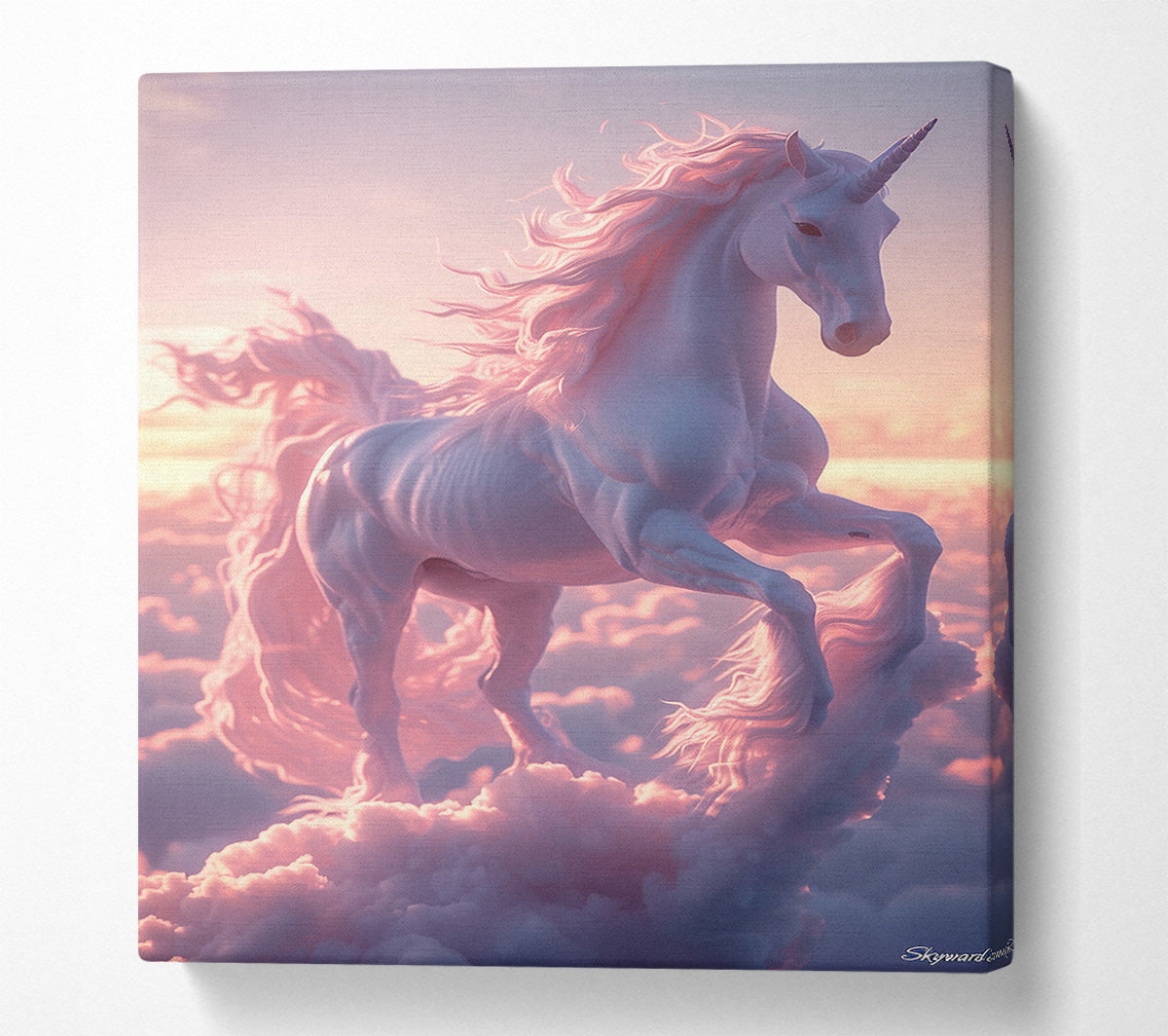 Unicorn Gallop Canvas Wall Art