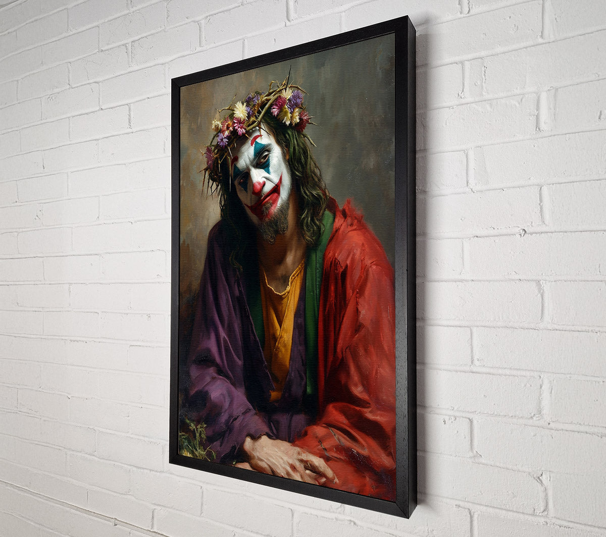 Purple Crown Of Thorns Canvas Print