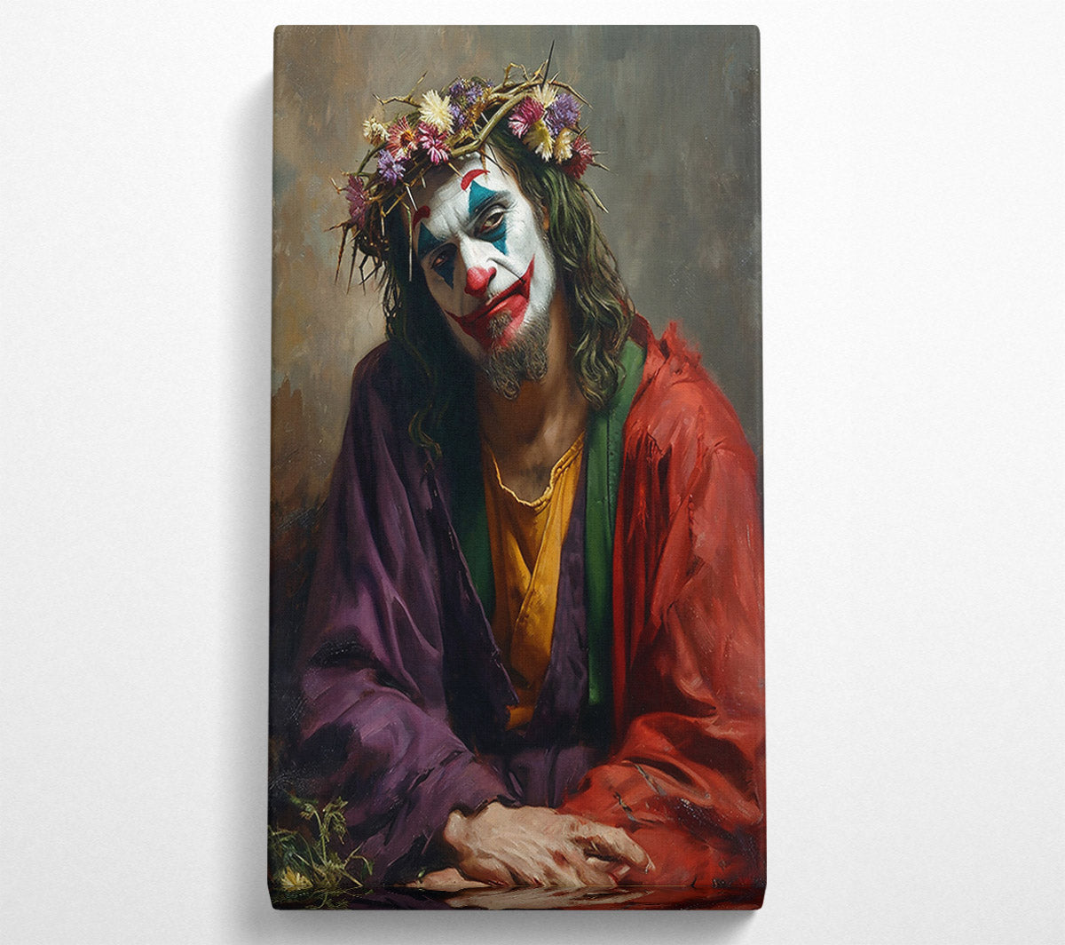 Purple Crown Of Thorns Canvas Print