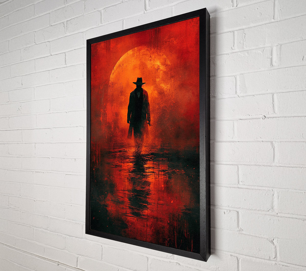 Walking To The Sun Canvas Wall Art