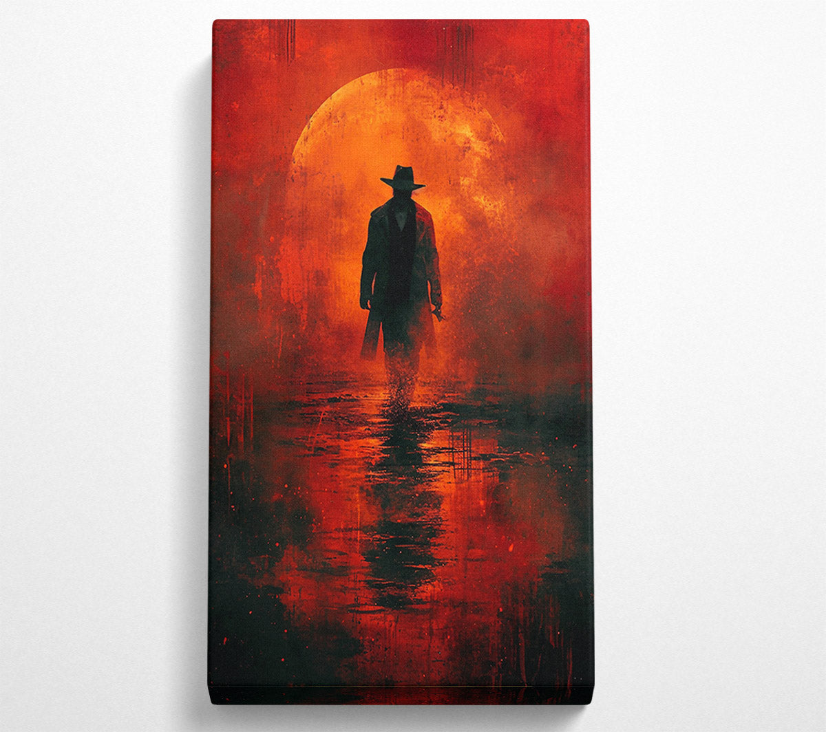 Walking To The Sun Canvas Wall Art