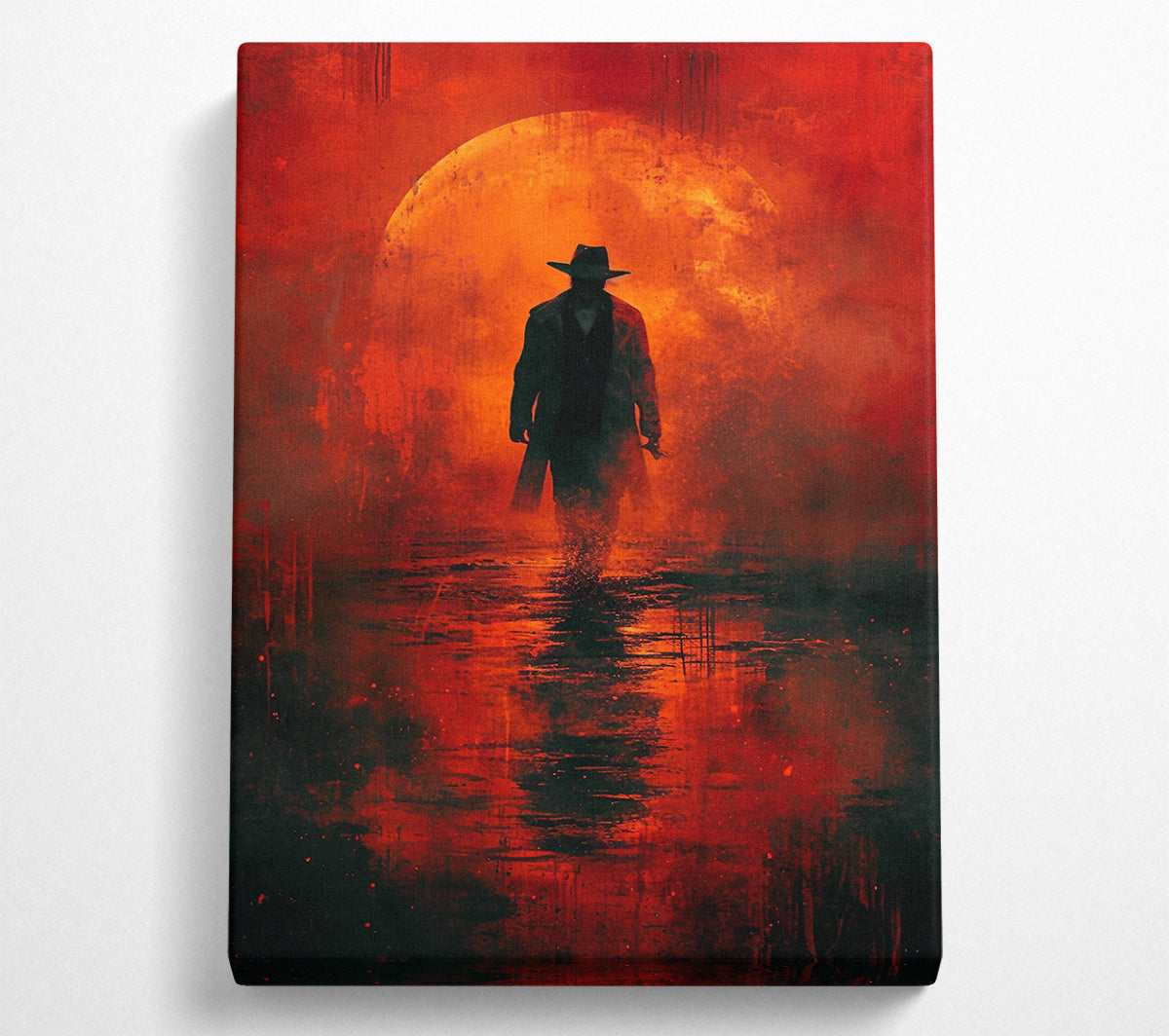 Walking To The Sun Canvas Wall Art