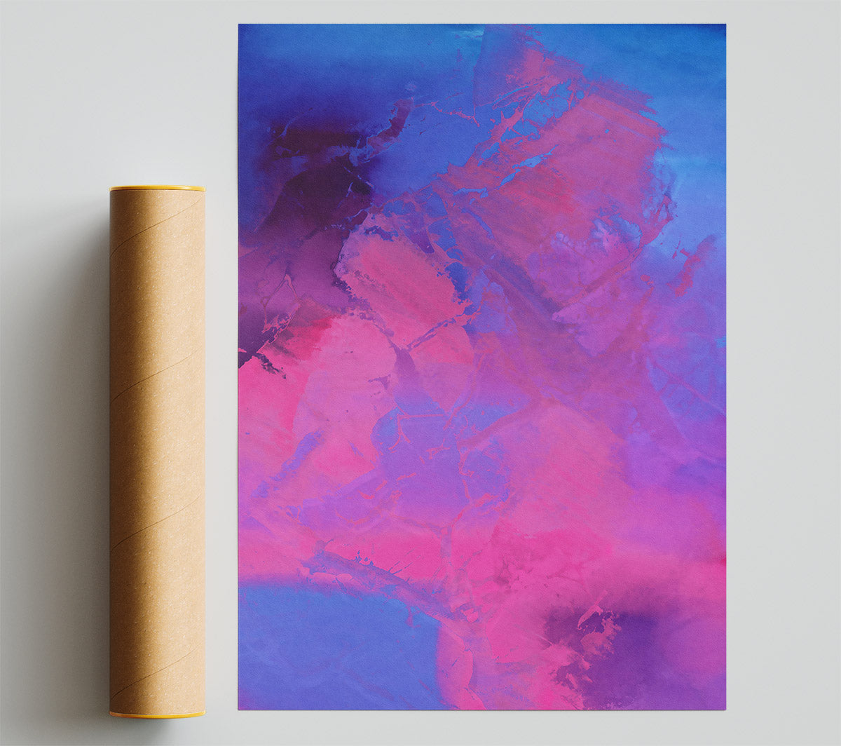 Pink And Blue Dreamscape Giclee Print