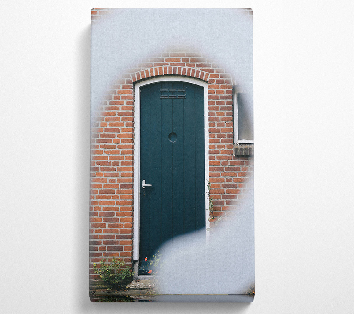 The Green Doorway Canvas Wall Art