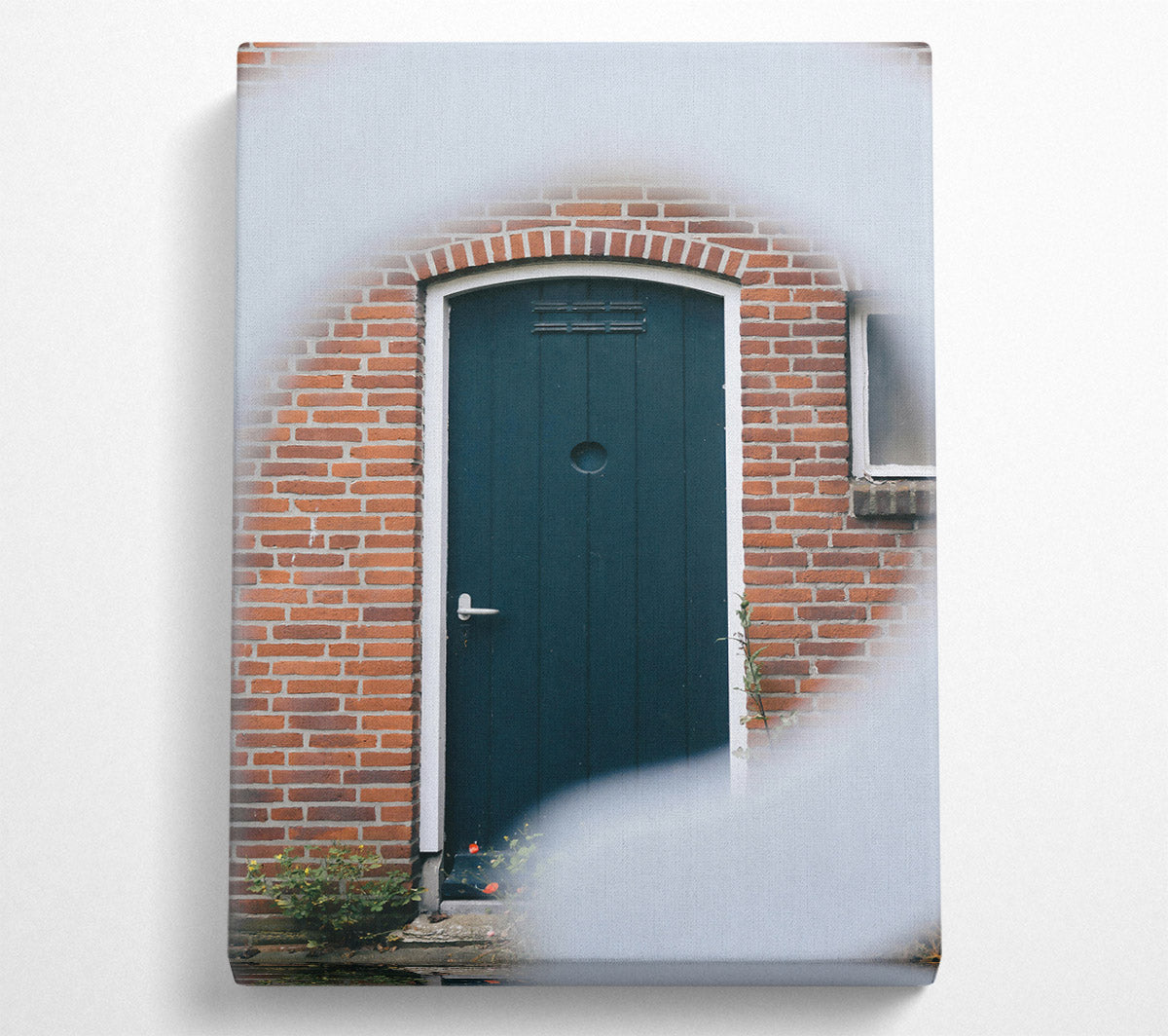 The Green Doorway Canvas Wall Art