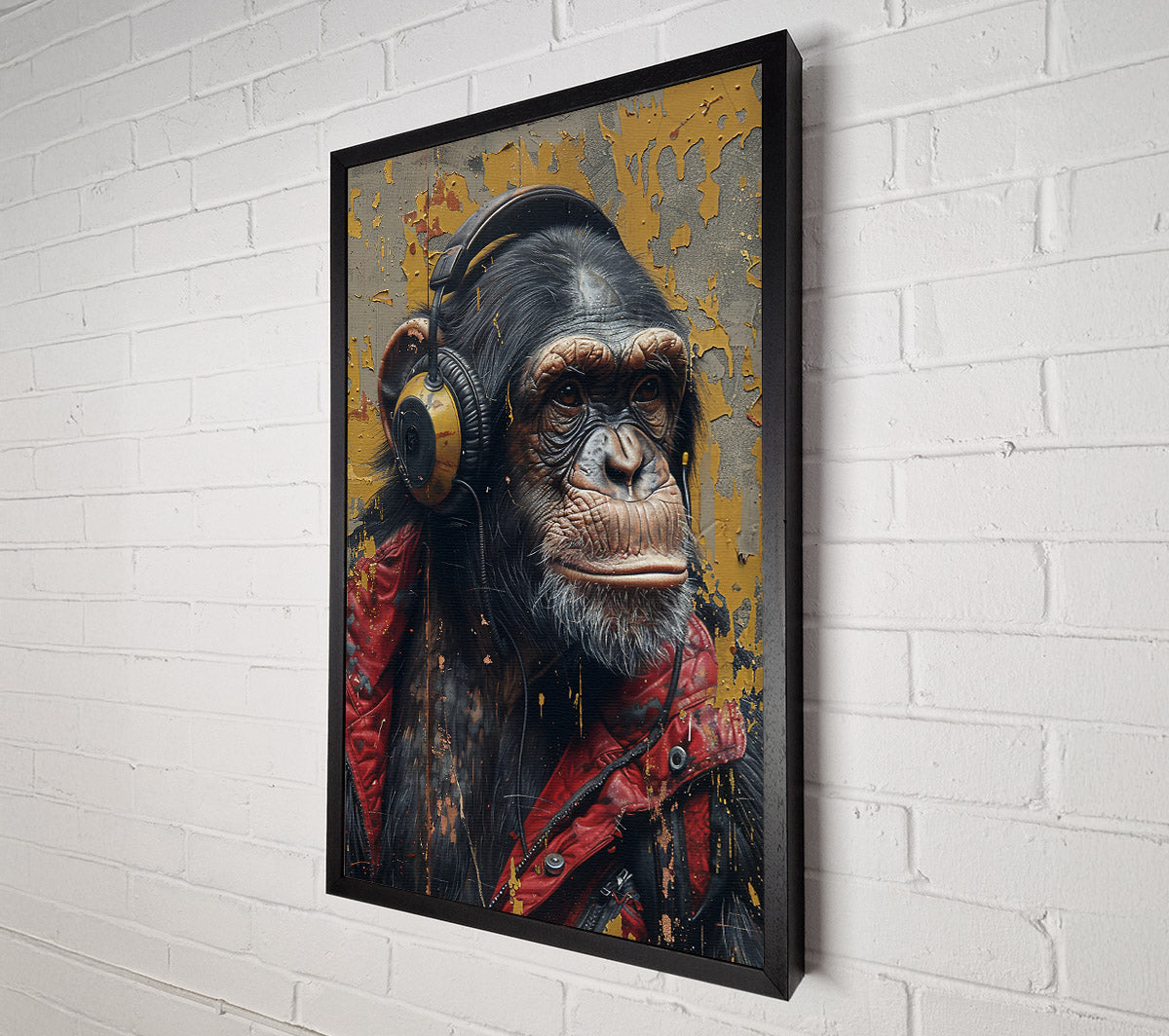 The Yellow Listener Canvas Wall Art