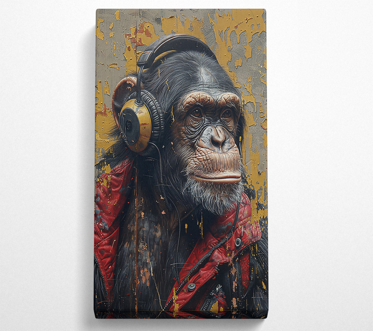 The Yellow Listener Canvas Wall Art