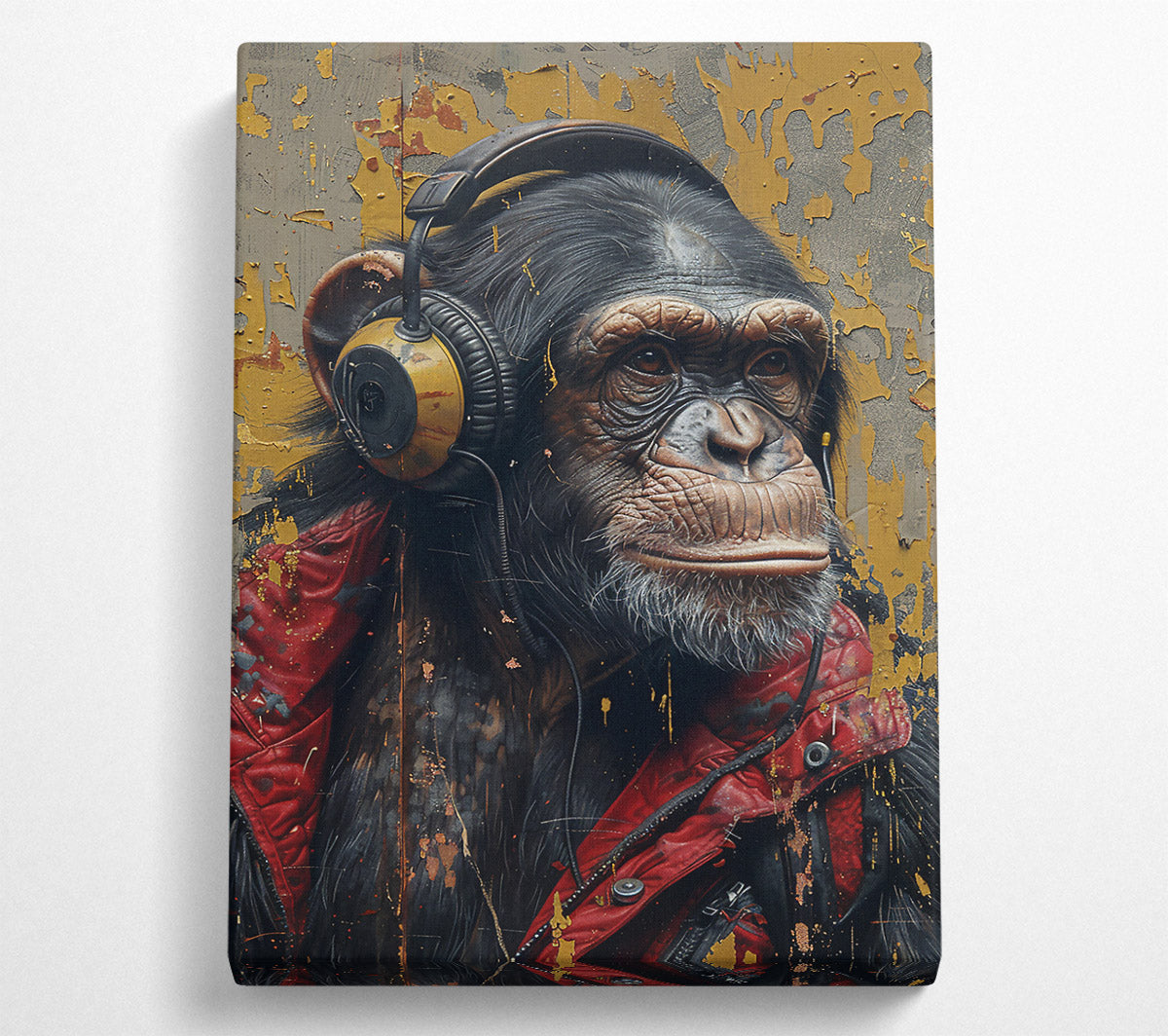 The Yellow Listener Canvas Wall Art