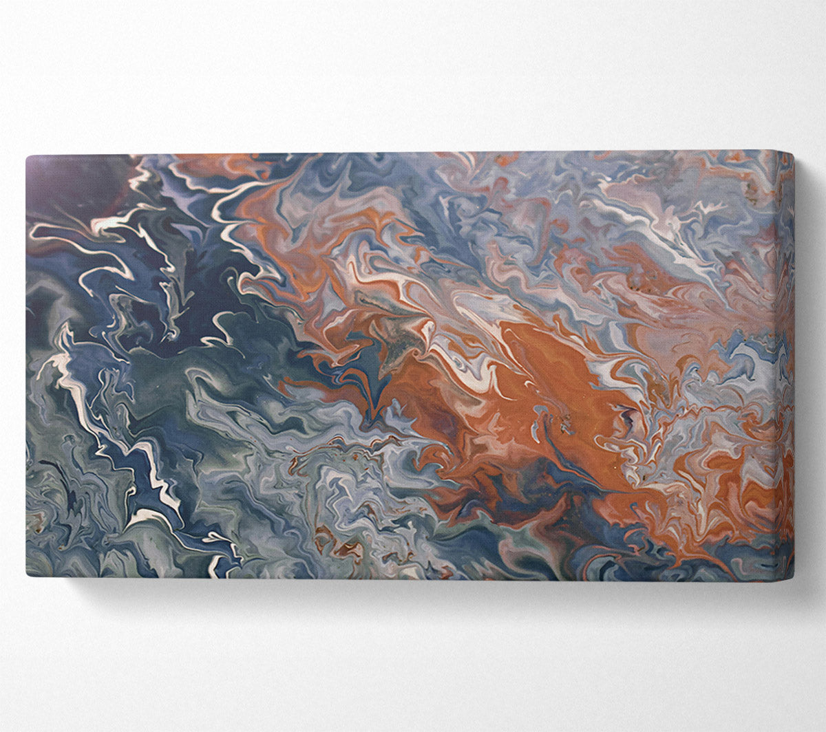 Russet Swirling Dreams Canvas Wall Art