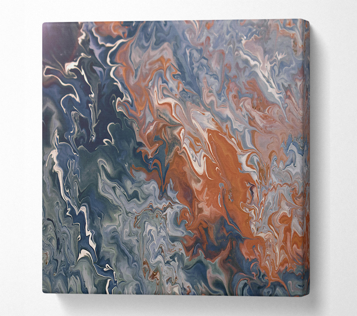 Russet Swirling Dreams Canvas Wall Art