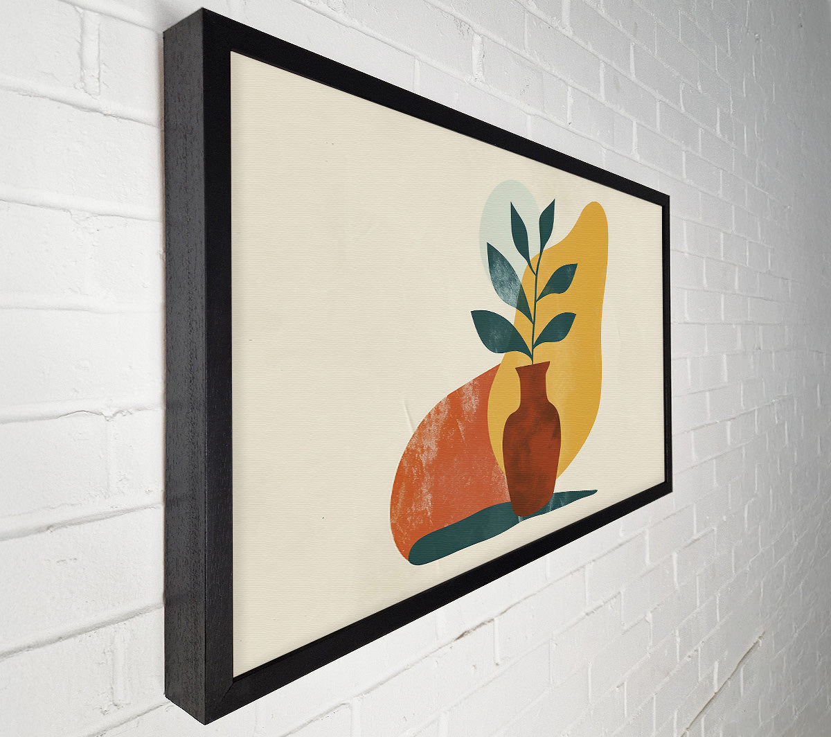 Yellow Plant Bloom Canvas Wall Art