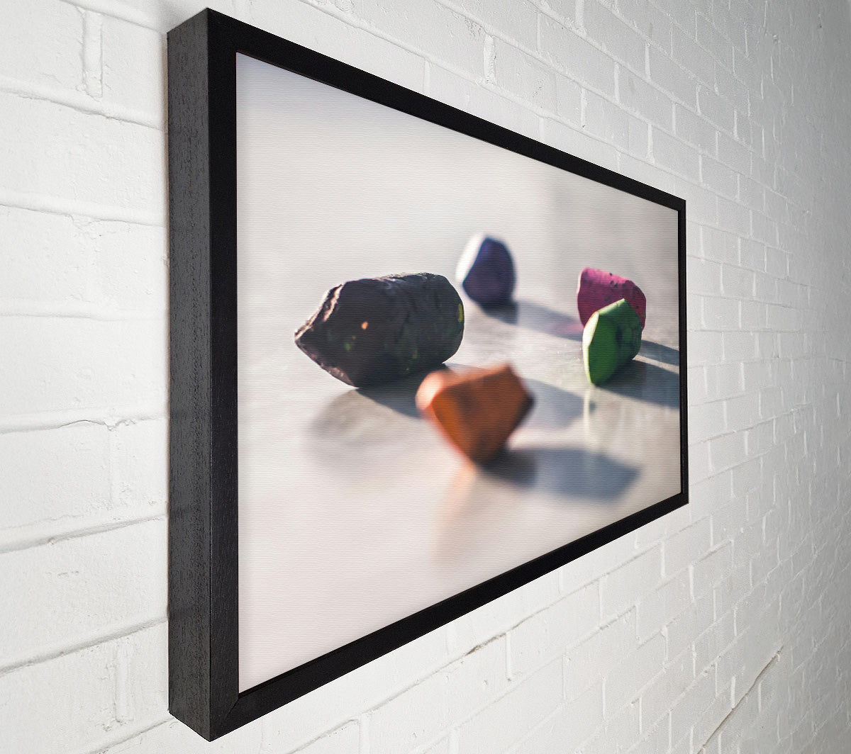 The Green Chalk Stick. Canvas Art