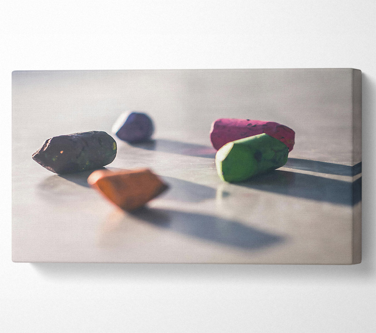 The Green Chalk Stick. Canvas Art