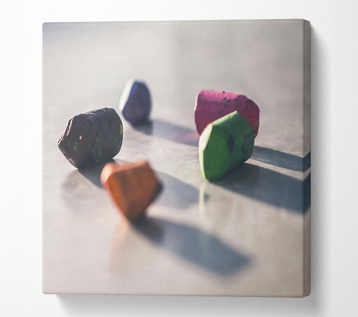 The Green Chalk Stick. Canvas Art