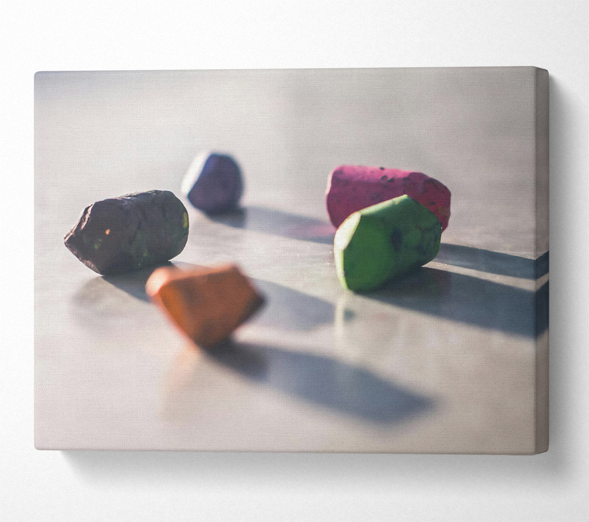 The Green Chalk Stick. Canvas Art
