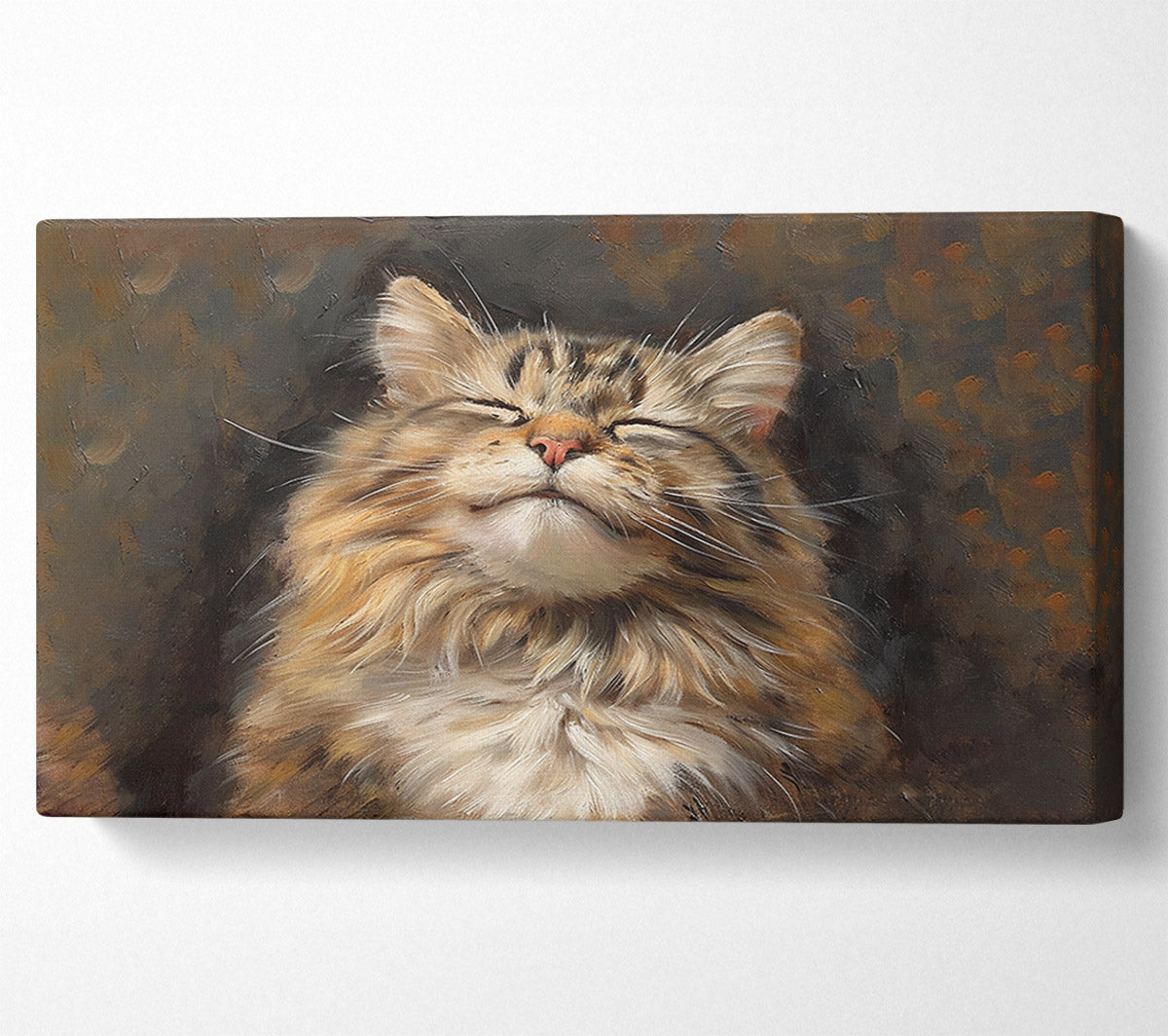 A Happy Cat Canvas Wall Art