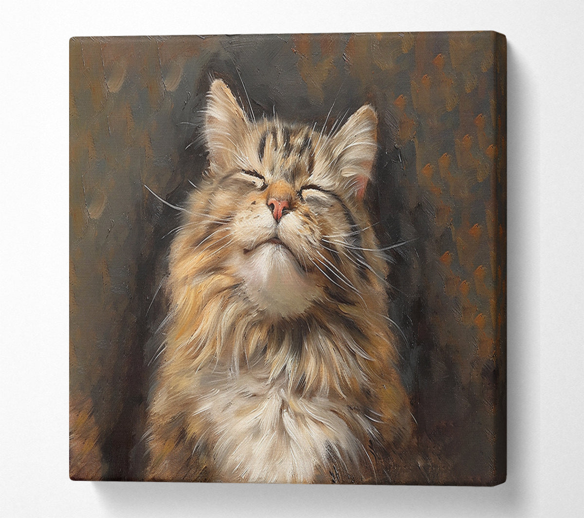 A Happy Cat Canvas Wall Art
