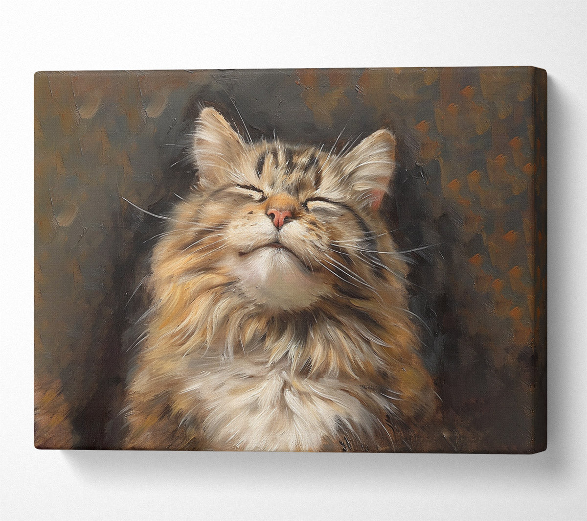 A Happy Cat Canvas Wall Art