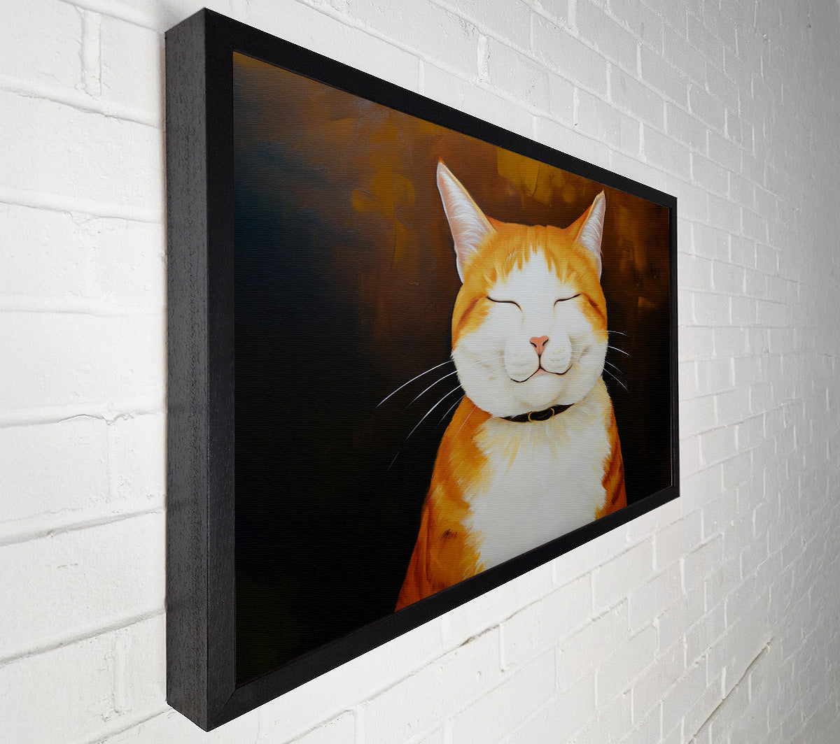 A Lovely Cat Canvas Art