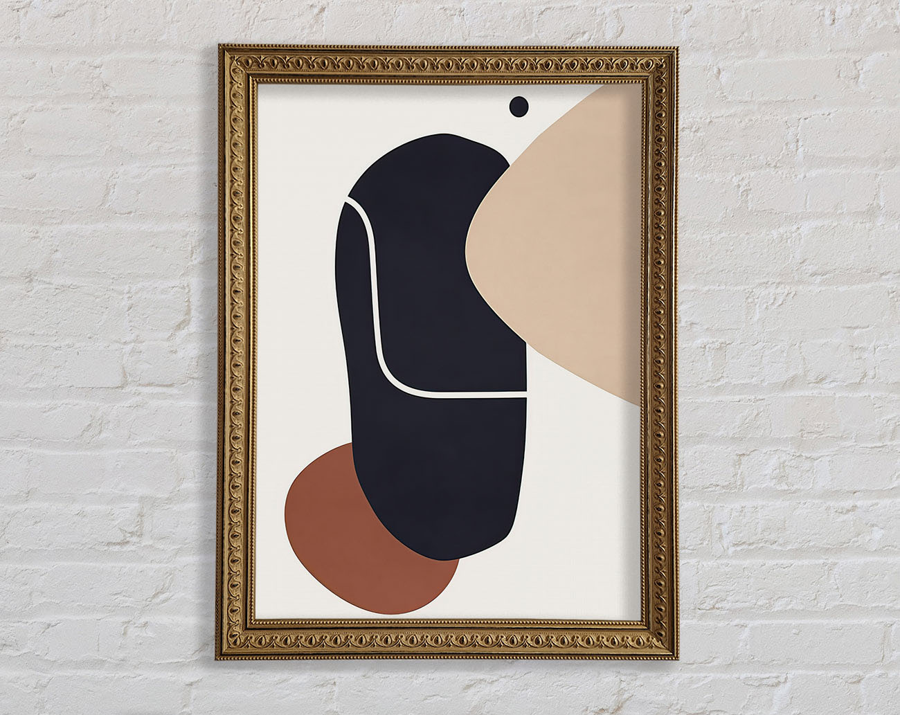 Abstract Blobs Framed Print