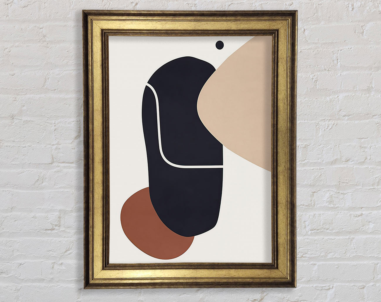 Abstract Blobs Framed Print