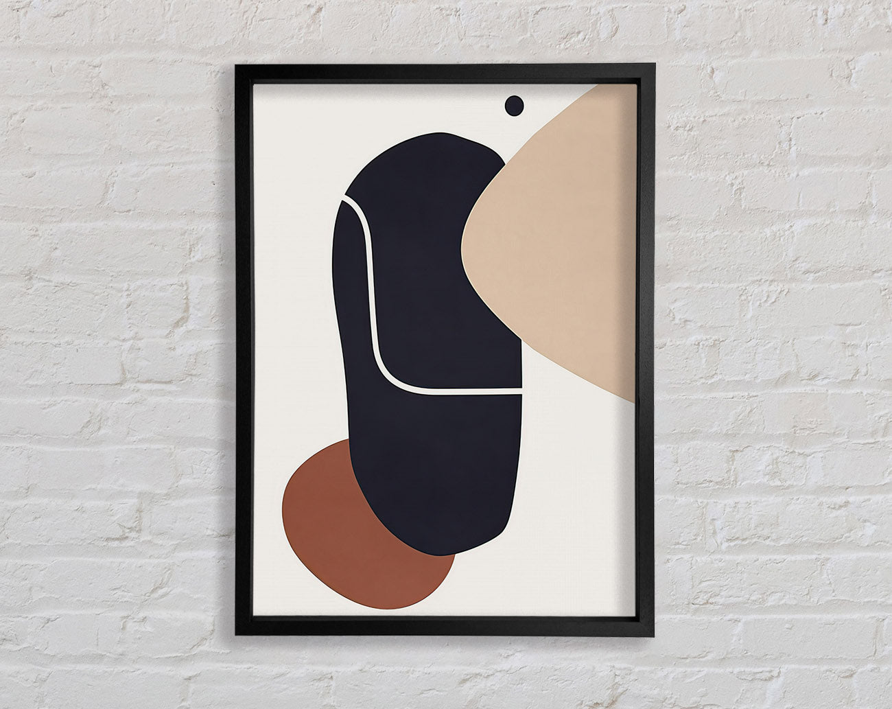 Abstract Blobs Framed Print