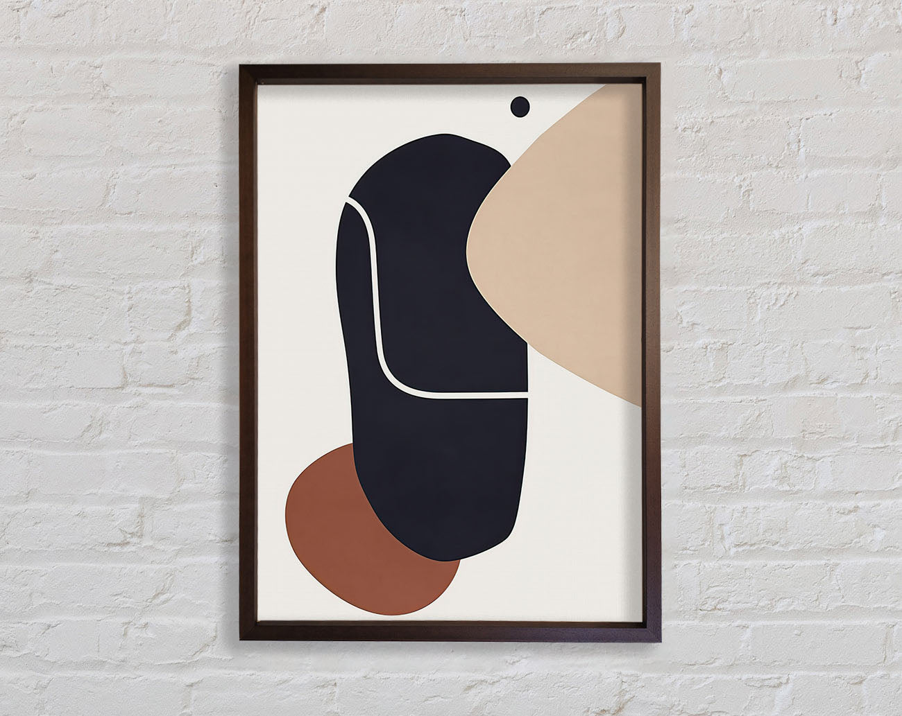 Abstract Blobs Framed Print