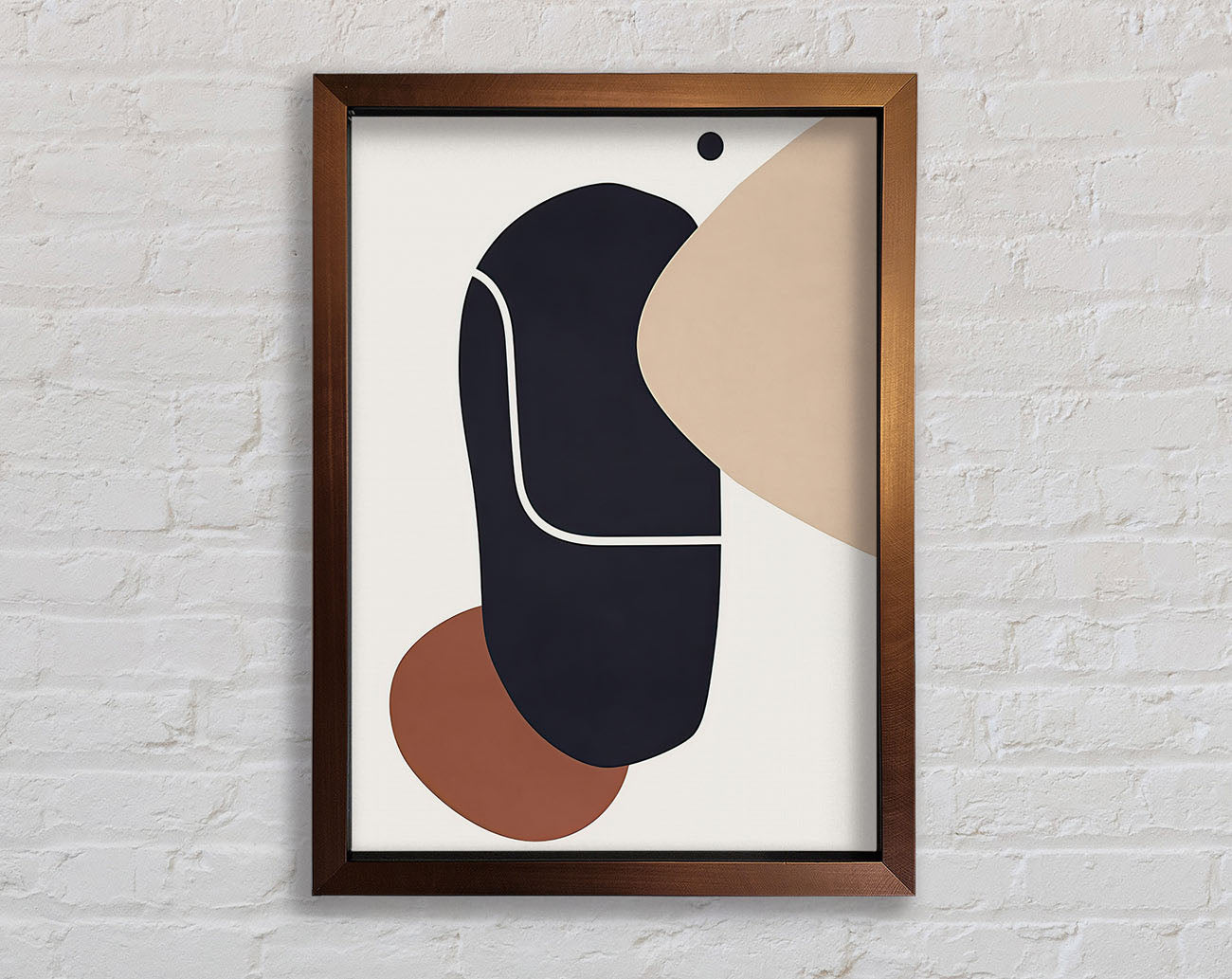 Abstract Blobs Framed Print