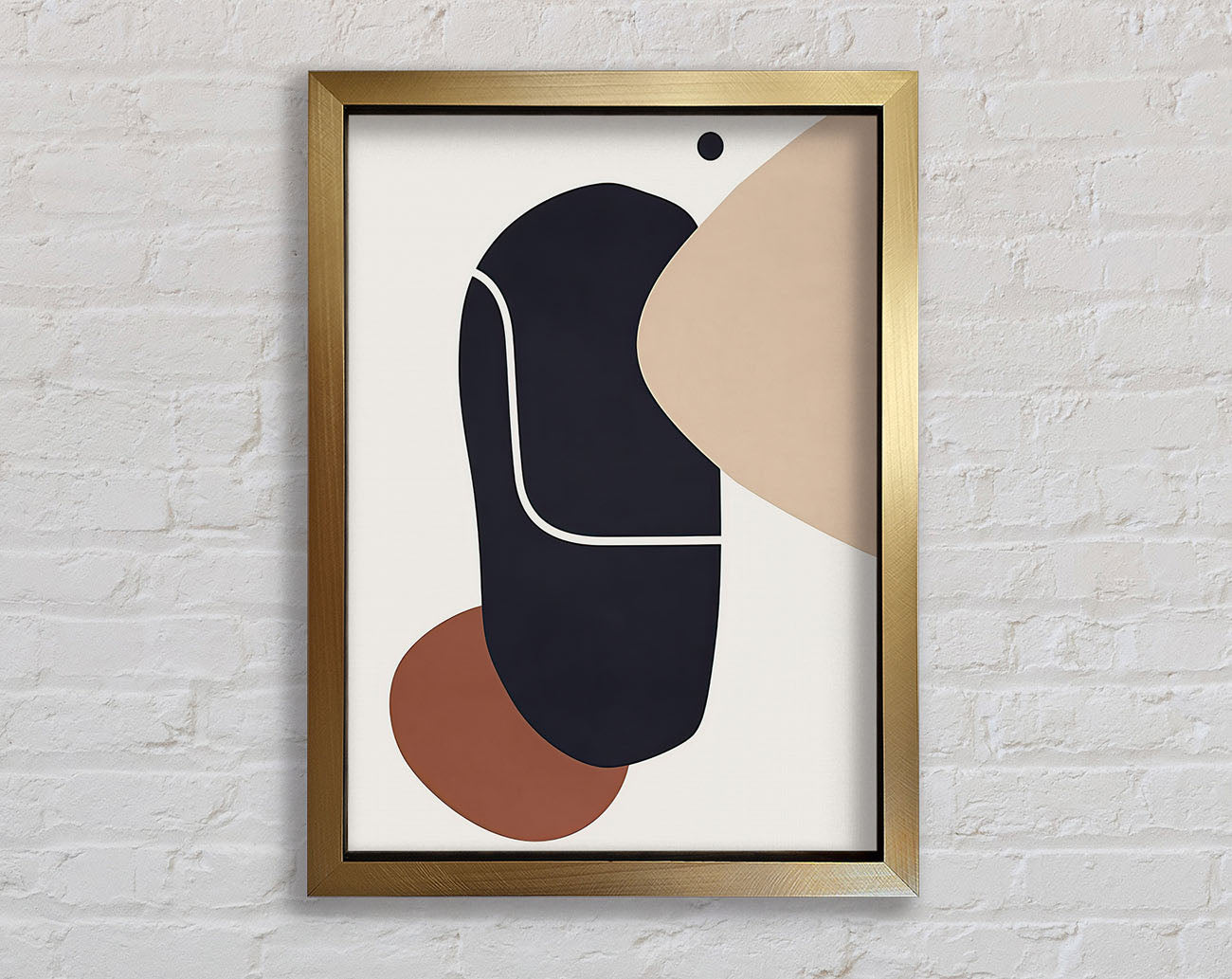 Abstract Blobs Framed Print