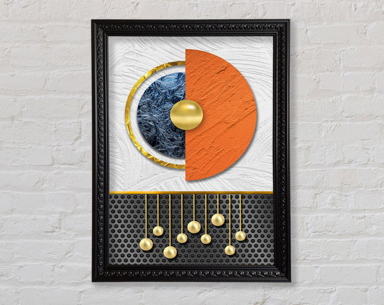 Abstract Circle Framed Print