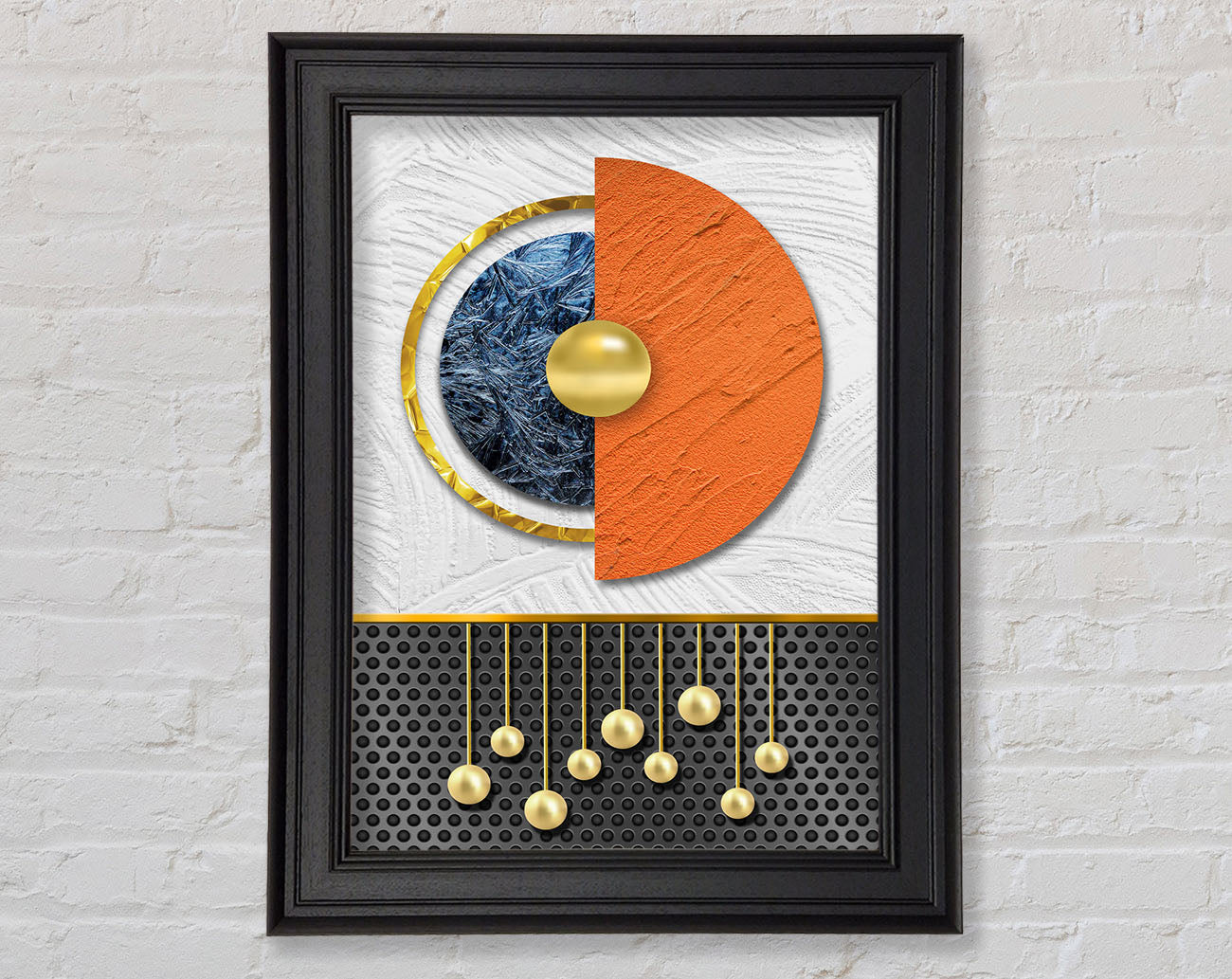 Abstract Circle Framed Print
