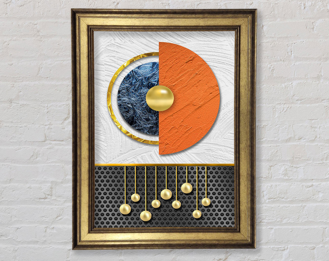 Abstract Circle Framed Print
