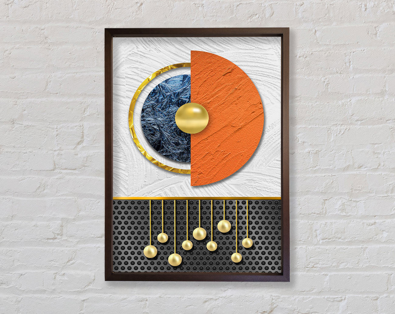 Abstract Circle Framed Print