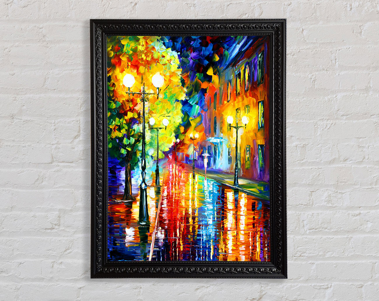 Abstract Colour Walking Framed Print